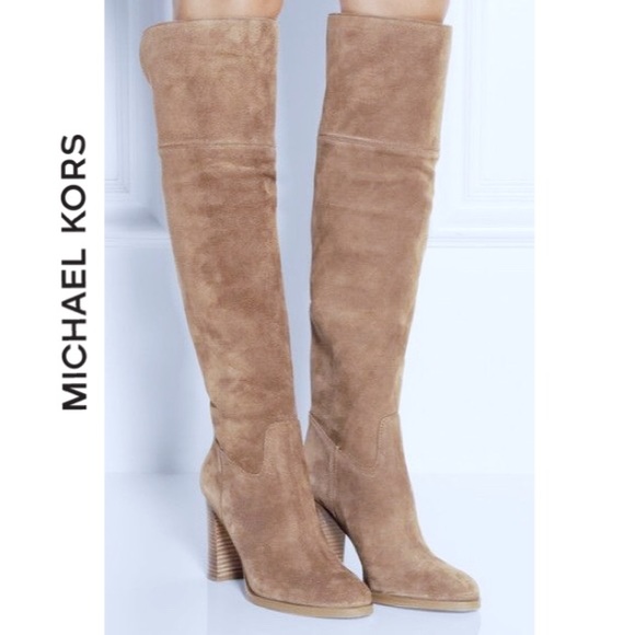 Michael Kors Shoes - 🏆HP🏆NWOB Michael Kors Regina Suede OTK Boot